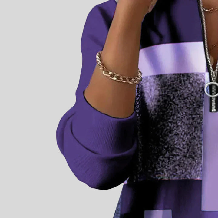 Velstine | Knitted Zip-Up Sweater