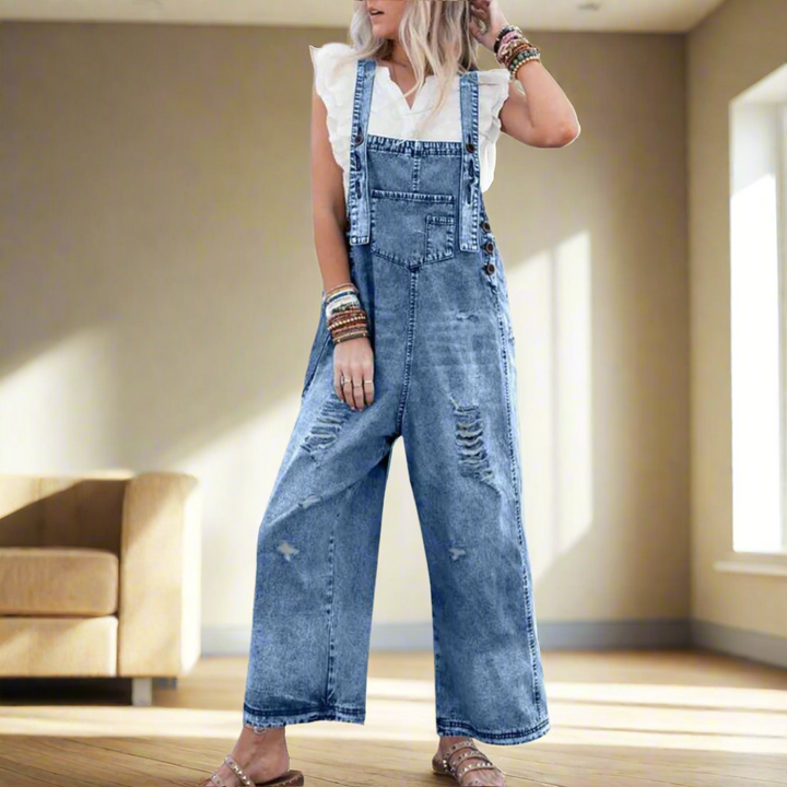 Lucia | Vintage Wash Adjustable Jumpsuit