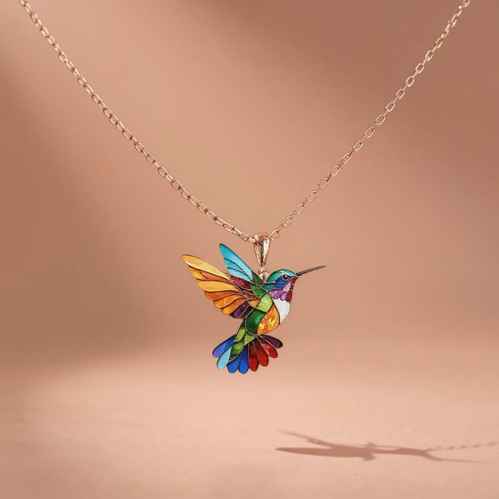 Aurielle | Radiant Hummingbird Necklace