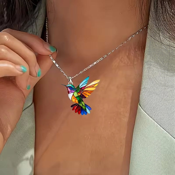 Aurielle | Radiant Hummingbird Necklace